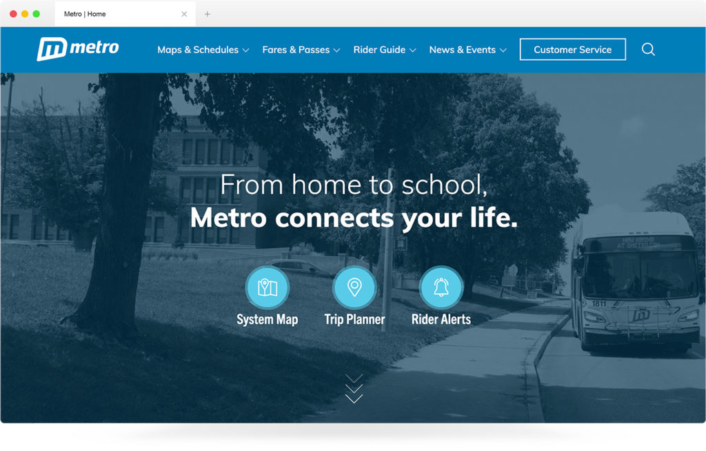 Omaha Metro Transit Website and Development