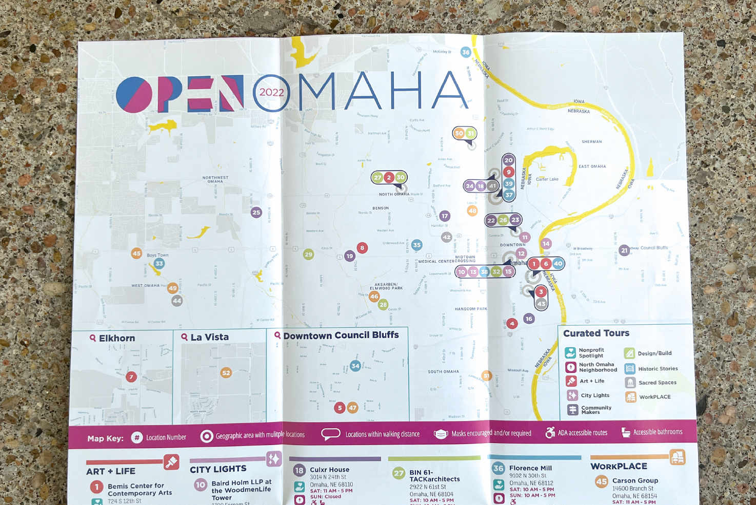 Open Omaha map guide