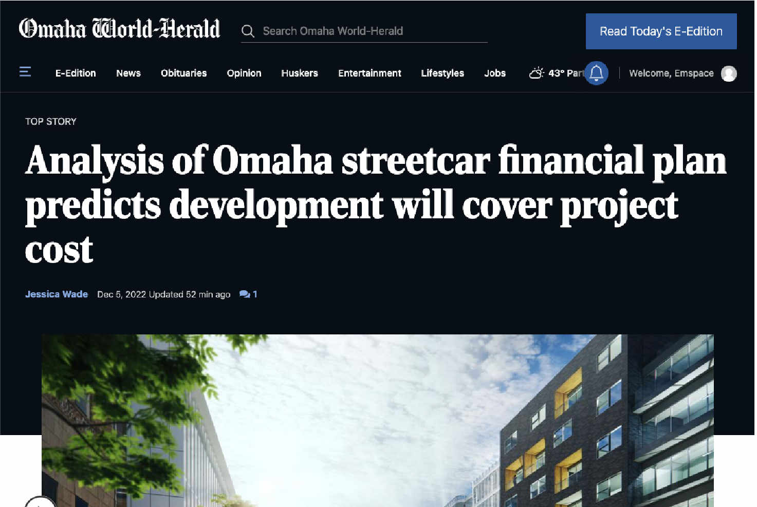 Omaha Streetcar earned media
