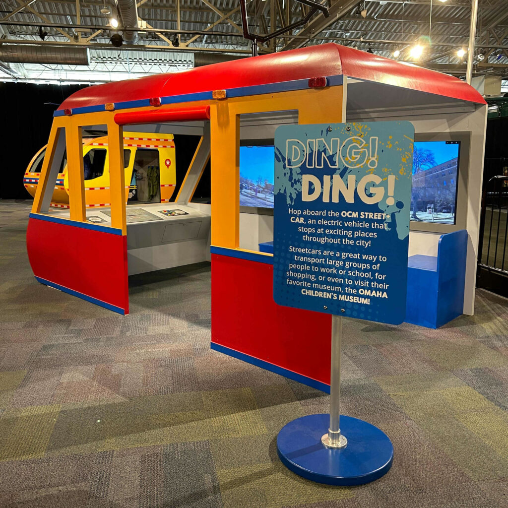 Collaboration with Omaha Children's Museum for their Spring 2024 Transportation exhibit